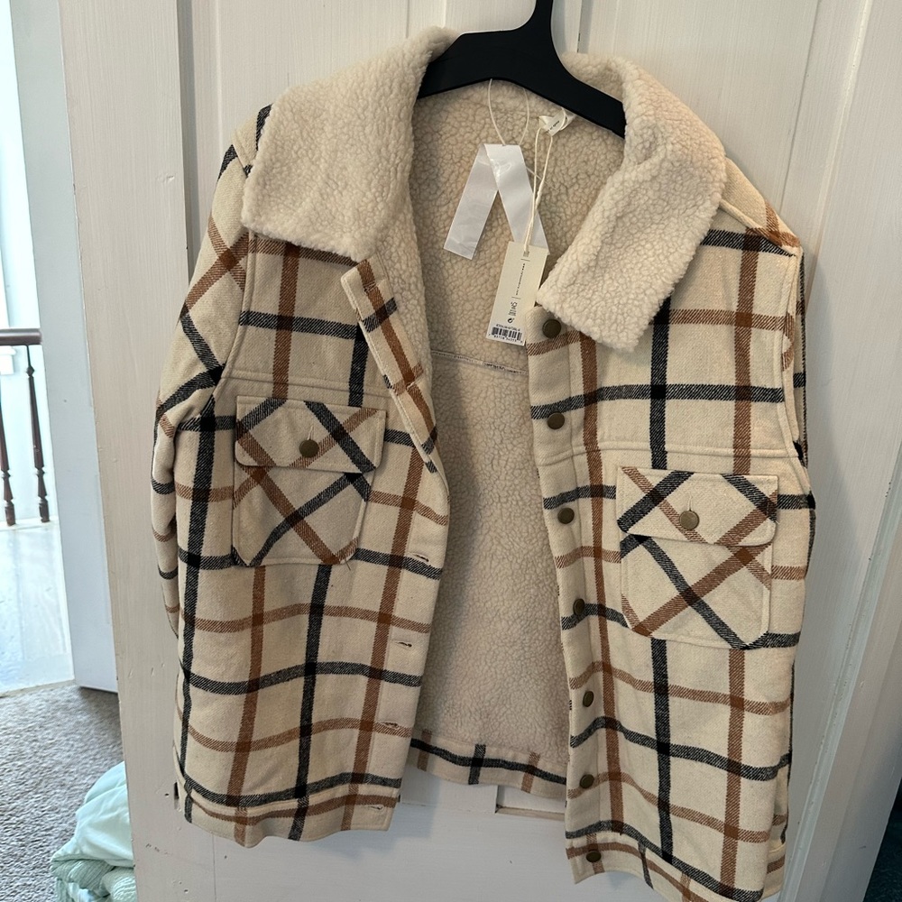 Rylee & Cru Sherpa-Lined Jacket